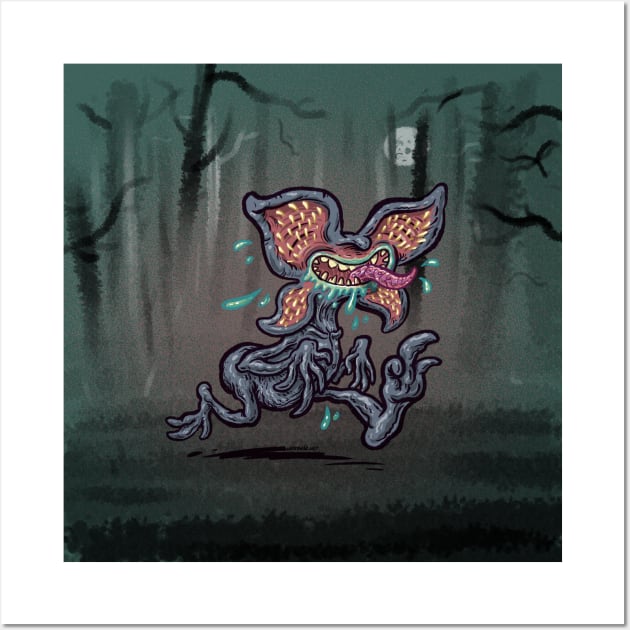 Demogorgon on The Run Wall Art by natebear